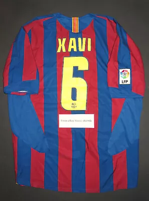 2005-2006 Nike Authentic Barcelona Xavi Hernandez Spain Espana Jersey Shirt Kit • $399.99