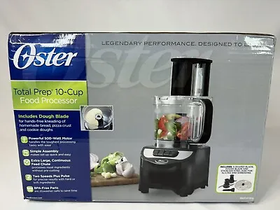 Oster 2-Speed 10-Cup Total Prep Food Processor 4 In 1 - Chop Shred Slice Knead • $69.90