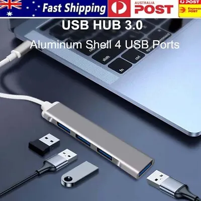 $8.85 • Buy USB-C Type C To USB 3.0 4 Port Hub Splitter For PC MacBook Pro IPad HP Dell Acer