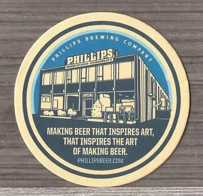 Phillips Brewing Company Beer Coaster Victoria British Columbia Canada-R423 • $2