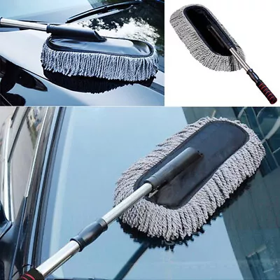 Vehicle Auto Car Truck Microfiber Duster Dusting Cleaning Wash Brush Cling Tool • $10.71