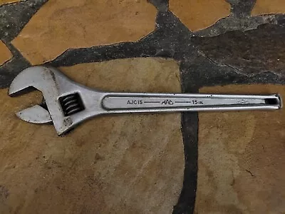 MAC TOOLS AJC15 15  ADJUSTABLE CRESCENT WRENCH TAPERED HANDLE - Forged - USA • $69.95