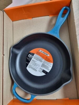 £80 • Buy Le Creuset Signature Enamelled Cast Iron Skillet Frying Pan- Teal