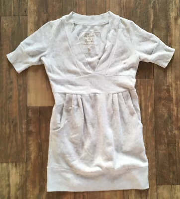 Victoria’s Secret Plush & Lush Gray Sweatshirt V-Neck Dress - Size Medium • $24