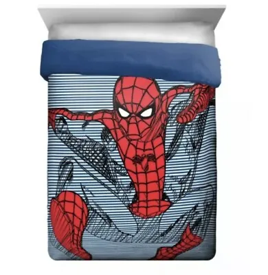 Marvel Comics Spiderman Twin Comforter New In Package Super Soft Microfiber • $34.38