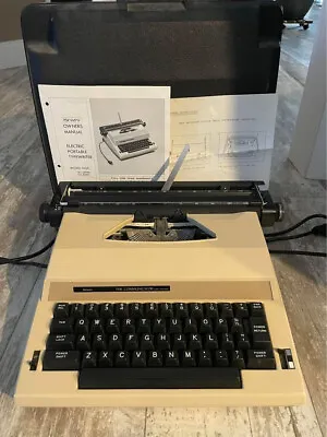 Vintage Sears The Communicator Electric Typewriter W/ Hard Case For Display Prop • $20