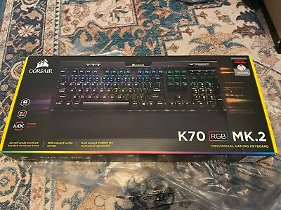 CORSAIR K70 RGB TKL Mechanical Gaming Keyboard - UK English (Cherry MX Red... • £100