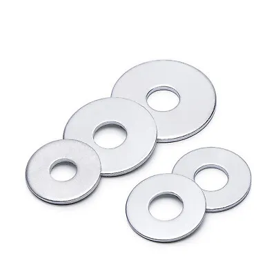 Flat Washer Zinc Plated Steel DIN 125A Metric - M2 M2.5 M3 M4 M5 M6 • $180.09