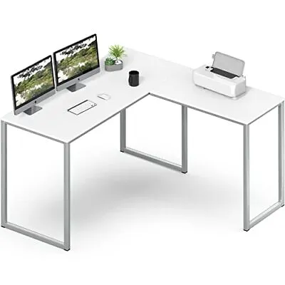 48inch Mission Lshaped Home Computer Desk White • $134.83