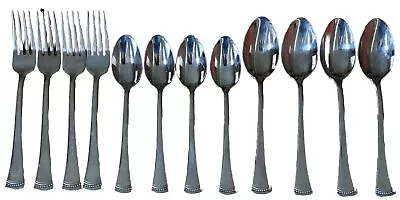 Lenox PORTOLA Spoons & Forks - 4 Ea (12 Pcs) - 18/10 Stainless • $24.99