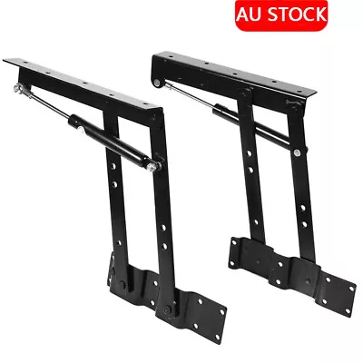 2x Heavy Duty Steel Lift Up Coffee Table Hardware Top Lifting Frame Furniture AU • $22.99