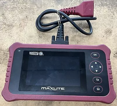 Matco Tools Maxlite Code Reader Diagnostic Scan Tool Tested 8724-1 • $224.99