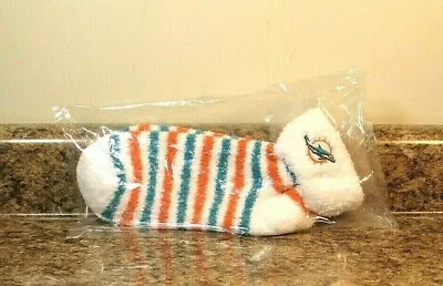 NFL Miami Dolphins Super Soft Women's Cozy Socks Football NWT • $12.95