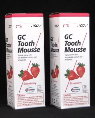 2 X GC Tooth Mousse Strawberry Relieves WhiteningSensitivityDryMouthTeeth • $60