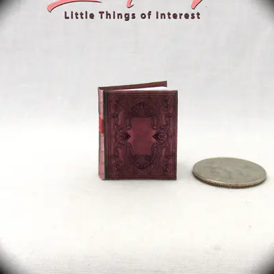 WEBSTER'S DICTIONARY 1:12 Scale Miniature Illustrated Book • $8.50