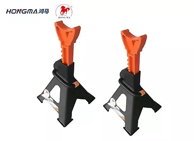 EN ISO Certificate Car Lifting Stand Steel Floor Jack Stands With Footpad 2pc-pk • $55