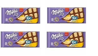 4 X Milka & TUC Cracker Milk Chocolate NEW From Germany  • $15.99