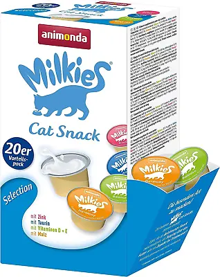 Animonda Milkies Power Cat Milk Portions Selection 20 Cups At 15g  • £23.78