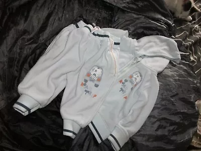 Babaluno Light Blue Long Sleeved Jacket And Trousers 3-6 Months 62-68 Cm • £4