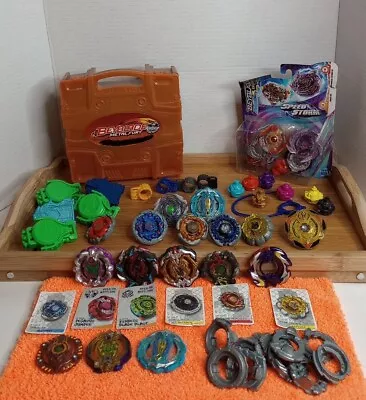 Beyblade Lot With Metal Fury Case💥💥💥 • $59.99