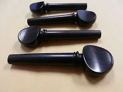 Violin Peg Set (4 Pegs) 4/4 Size Ebony High QualityUS Seller!!! • $9.90