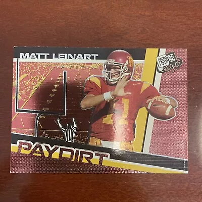 2006 Press Pass Paydirt Matt Leinart USC Trojans #PD2 • $2.50