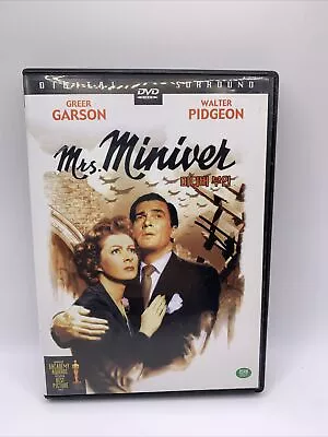 Mrs Miniver (DVD) Movie American Romance War Military Drama WW2 Air Force Garson • $5.99