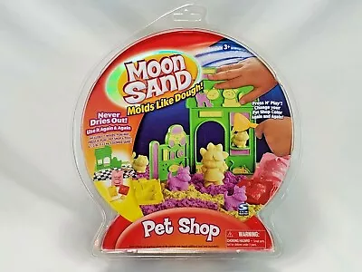 Moon Sand Pet Shop 3 Molds Mat Press Play Pet Shop Tool 1/2 Lb Sand New NOS 2006 • $23.99