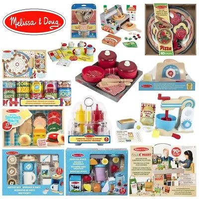 Melissa & Doug | Food And Cooking Learning Toys For Kids • £27.99