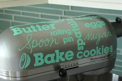 Kitchenaid Mixer Decal - Subway Style Sticker • $9.99