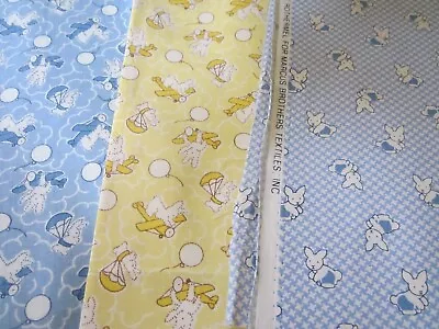 F3815 Aunt Grace 1930's Reproductions Fat Quarters Your Choice Bunny Prints • $3.95