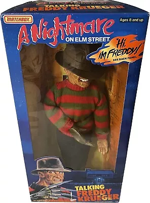 Vintage Matchbox Freddy Krueger Nightmare On Elm Street 18  Talking Doll 1989 • £170