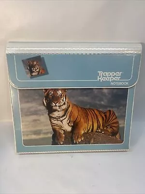 Trapper Keeper Binder Bengal Tiger Notebook Portfolio With Four Folders 90’s • $25.94