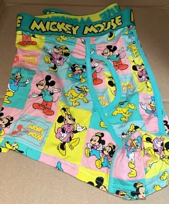 Disney Parks Mickey Mouse Multi Color Boxers Mens Size XL 2X 3X NEW • $22.50