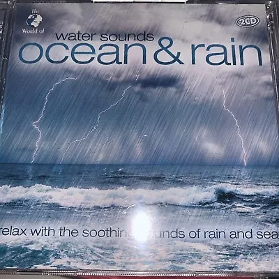 WATER SOUNDS: OCEAN & RAIN - Self-Titled (2008) - 2 CD - RefCD14 • £8.99