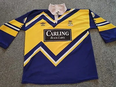 £15 • Buy Leeds RLFC Umbro Vintage Rugby Shirt Home 1990/1991 Size L/XL