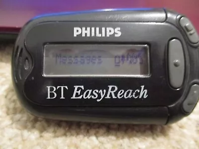 Vintage Retro Collectible Philips BT Easy Reach Alpha Pager Beeper • £34.49