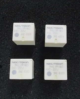 NEC/ Tokin EX2-2U1J 3H2-6323 Dip-10 Micro Relay (12VDC SPDT) Lot Of 4 • $20