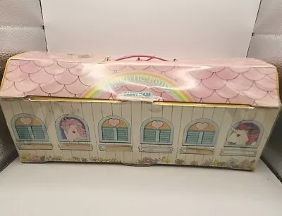 My Little Pony Carry Case 6 Pony’s Stall Vintage 1987  Clasp Broken Torn Plastic • $12