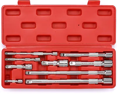 9-Piece Extension Bar Set 1/4  3/8  And 1/2  Drive Socket Extension Set  • $24.74