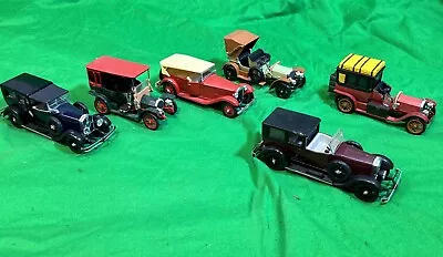 Vintage Lot Of 6 Rio Diecast Model Cars- Made In ITALY 1/43 Scale As Is • $37