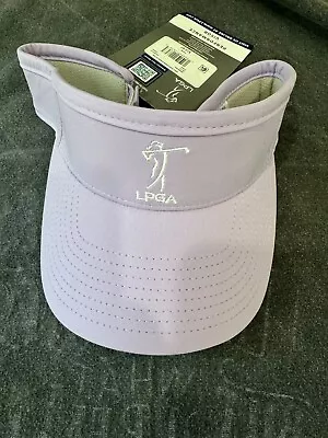LPGA Lavender Visor Purple Adjustable Golf Hat Cap NEW Gorgeous Embroidered • $14.95