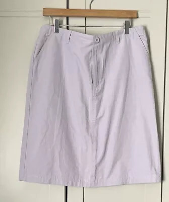 Ladies Skirt Lazy Jacks Size 14 L24” W34” Women’s Lilac Immaculate Condition • £6.60