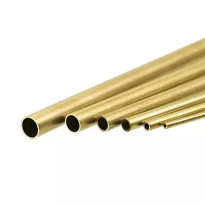 6pcs Brass Tube 2mm-7mm OD 0.5mm Wall Thickness 300mm Length Metal Tubing • $16.66