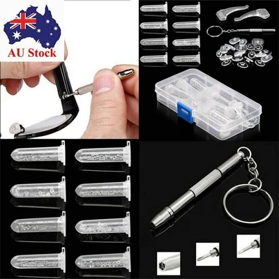 $12.77 • Buy Eyeglass Nose Pad Sunglasses Screws Spectacles Nuts Pads Glasses Repair Tool