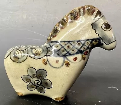 Vintage Mexican Pottery Tonala Ken Edwards Signed Miniature Horse 3” Tall Nice! • $24.99