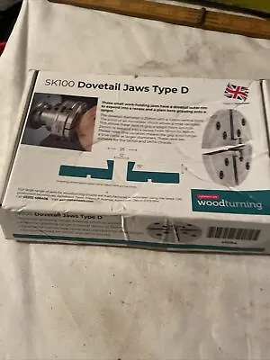 AXMINSTER WOODTURNING SK100 DOVETAIL JAWS TYPE D For SK100 Chuck • £50