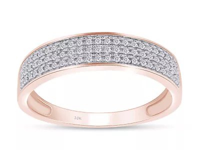 1/4ct Engagement Wedding Mens Band Ring Natural Round Diamond 10K Solid Gold • $451.71