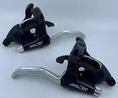 Vintage 90's MTB Shimano XT ST-M737 Flat Bar Shifters SLR Plus EXCELLENT USED • $129.99