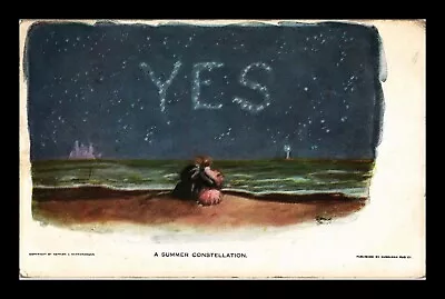 Dr Jim Stamps Us Yes Summer Constellation Beach Vignette Painting Postcard • $0.31